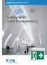 CrystalWay Emergency lighting luminaires Product Brochure. Safety with total transparency