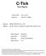 C-Tick Test Report. : R-ITAUP09V02 Report Version : V1.0