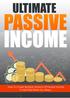 Ultimate Passive Income How to Set Up Multiple Passive Income Streams to Earn While You Sleep