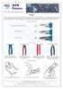 PLIERS TYPES OF HEAD FINISH. TYPE OF GRIP Standard Sleeve Heavy Duty Sleeve Valvet Dip Insulation Cushion Dip Insulation SAFETY MEASURES