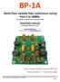 BP-1A. Band-Pass variable filter continuous tuning from 3 to 30MHz. For analogue or software-defined receivers (SDR) Assembly manual