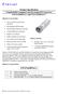 Product Specification. 4 Gigabit RoHS Compliant Long-Wavelength SFP Transceiver. FTLF1424P2xCL and FTLF1424P2xCV