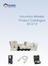 Inovonics Wireless Product Catalogue