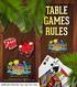 Table Games Rules. MargaritavilleBossierCity.com FIN CITY GAMBLING PROBLEM? CALL