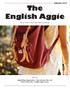 English Major Opportunities // New Semester, New You? Dates to Remember // English Aggies in Law