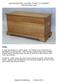 HANDCRAFTED LIDDED CHEST IN CHERRY With Red Cedar Lining