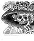 La Catrina, engraving on lead plate, black and white. Courtesy of the Aguascalientes Cultural Institute s José Guadalupe Posada Museum.