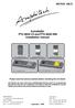 Autodialler PTU 8028 V2 and PTU 8028 D06 Installation manual