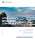 LATIN AMERICA INVESTMENT CONFERENCE