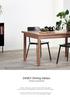 DINEX Dining tables (Veneer lacquered)