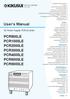 User s Manual PCR500LE PCR1000LE PCR2000LE PCR3000LE PCR4000LE PCR6000LE PCR9000LE. AC Power Supply PCR-LE series. - Basic - - Advanced -