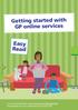 Getting started with GP online services Easy Read