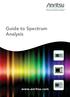 Guide to Spectrum Analysis