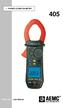 POWER CLAMP-ON METER 405
