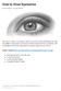 How to Draw Eyelashes