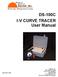 DS-100C I-V CURVE TRACER User Manual