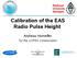 Calibration of the EAS Radio Pulse Height