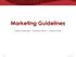 Marketing Guidelines. Disney Meetings Catered Events Group Tickets