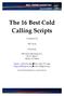 The 16 Best Cold Calling Scripts