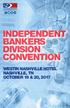 INDEPENDENT BANKERS DIVISION CONVENTION