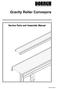 Gravity Roller Conveyors Service Parts and Assembly Manual