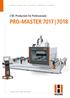 PRO-MASTER CNC Production for Professionals PRODUCTIVITY AND PRECISION