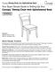 Canopy Dining Chair With Upholstered Seat
