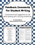 Feedback Comments For Student Writing