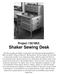 Project 13519EZ: Shaker Sewing Desk