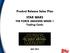 Product Release Sales Plan. STAR WARS THE FORCE AWAKENS SERIES 1 Trading Cards