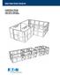 Eaton Data Center Solutions. Installation Guide Cage System Assembly Publication No. MN159005ZU