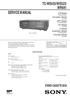 SERVICE MANUAL TC-WE425/WE525/ WR681 STEREO CASSETTE DECK