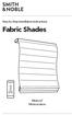 Step by Step Installation Instructions. Fabric Shades. Motivia Motorization
