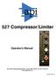 527 Compressor/Limiter