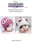 Heritage & Heritage Hand Paints Hearts & Flowers Baby Hats