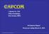 Capcom Co., Ltd. (Tokyo Exchanges, First Section, 9697) 3rd Quarter Report Fiscal year ending March 31, 2016