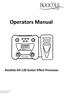 Operators Manual. Rocktile GP-120 Guitar Effect Processor