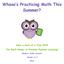 Whooo s Practicing Math This Summer?