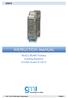 D1061S INSTRUCTION MANUAL. RS422/RS485 Fieldbus Isolating Repeater Din-Rail Model D1061S. D RS422 / RS485 Fieldbus Isolating Repeater