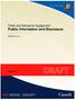 Public and Aboriginal engagement Public Information and Disclosure REGDOC-3.2.1
