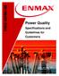 POWER CORPORATION. Power Quality. Specifications and Guidelines for Customers. Phone: Fax: