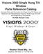 Visions 2000 Single Hung Tilt Window Parts Reference Catalog