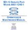 SDI-12 ANALOG PLUS MODEL OPERATIONS & MAINTENANCE MANUAL. Part No Revision - D 15-Oct-2010