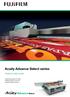 Acuity Advance Select series. PRODuct BROcHuRE. Outstanding quality uv inkjet flatbed printers for PoP and bespoke creative printing