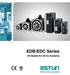 EDB/EDC Series. All Digital AC Servo Systems. Drive your success