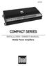 DA560D COMPACT SERIES. INSTALLATION / OWNER'S MANUAL Mobile Power Amplifiers