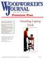 Standing Laptop Desk. Premium Plan. In this plan you ll find: America s leading woodworking authority