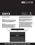 ONYX. Installation Manual OA240.2 / OA400.4 / OA600.4 / OA800.4 / OA / OA500.1 / OA750.1 / OA WOOD