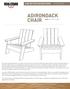 ADIRONDACK CHAIR STEP BY STEP INSTRUCTIONS