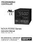 NOVA PD550 Series Instruction Manual PD550 / 554 / 556 / 558 PROGRAMMABLE CONTROLLER